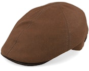 Broker 52 Viscose/Polyester Mix Rust Flat Cap