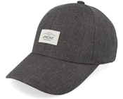 Haakon Hard Low Baseball Cap Dark Grey Melange Adjustable