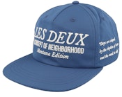 Tech Letterman Cap Navy Peony Blue Snapback