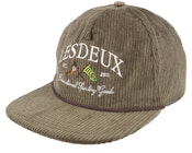 Ivy League Corduroy Cap Slate Brown Strapback