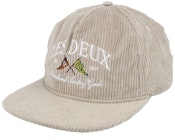 Ivy League Corduroy Cap Dark Sand Strapback