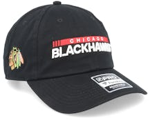 Chicago Blackhawks Authentic Pro Game&Train Black Dad Cap - Fanatics