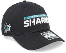 San Jose Sharks Authentic Pro Game&Train Black Dad Cap - Fanatics