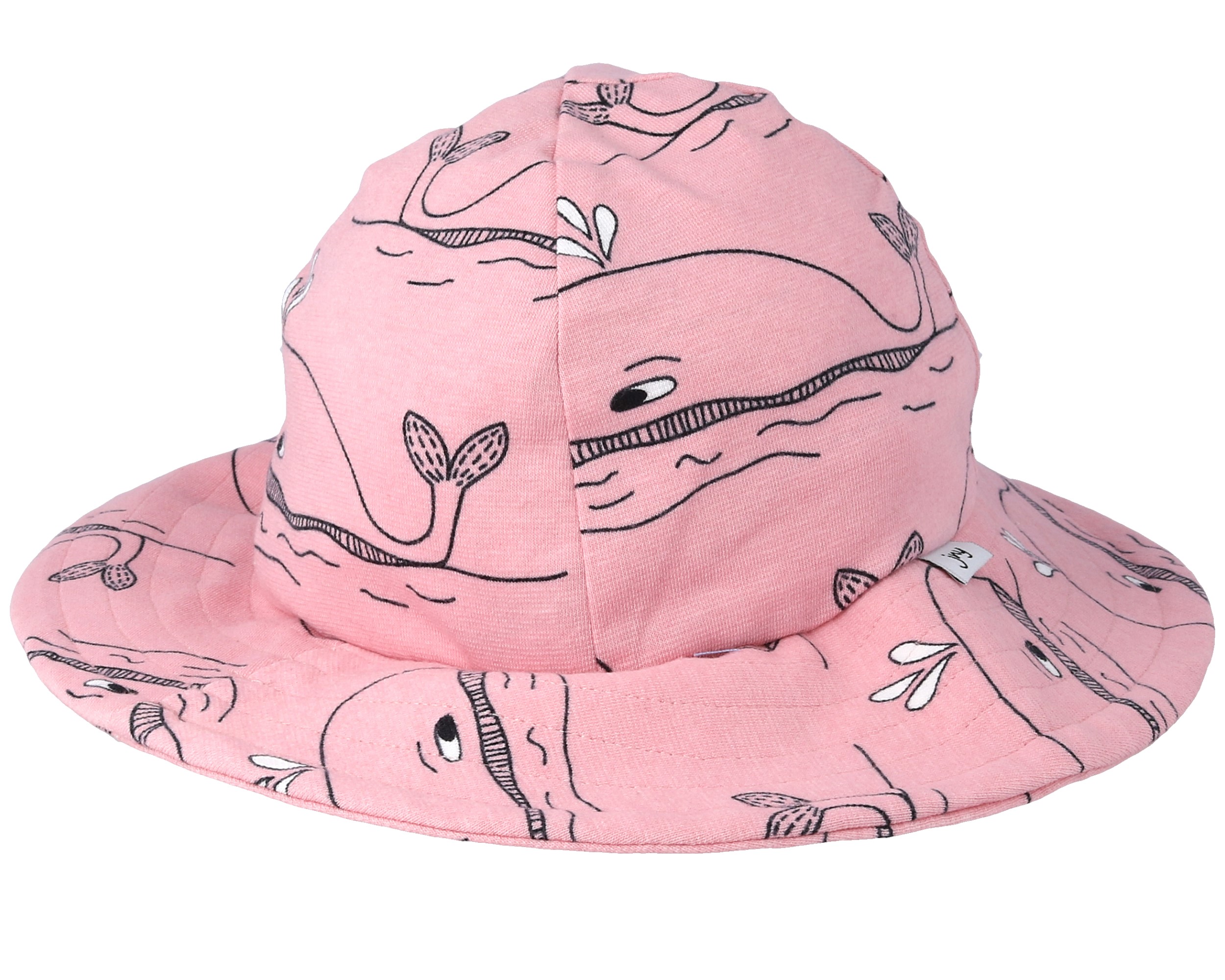 Kids Sun Hat Whale Pink Bucket Jny Kids Hat