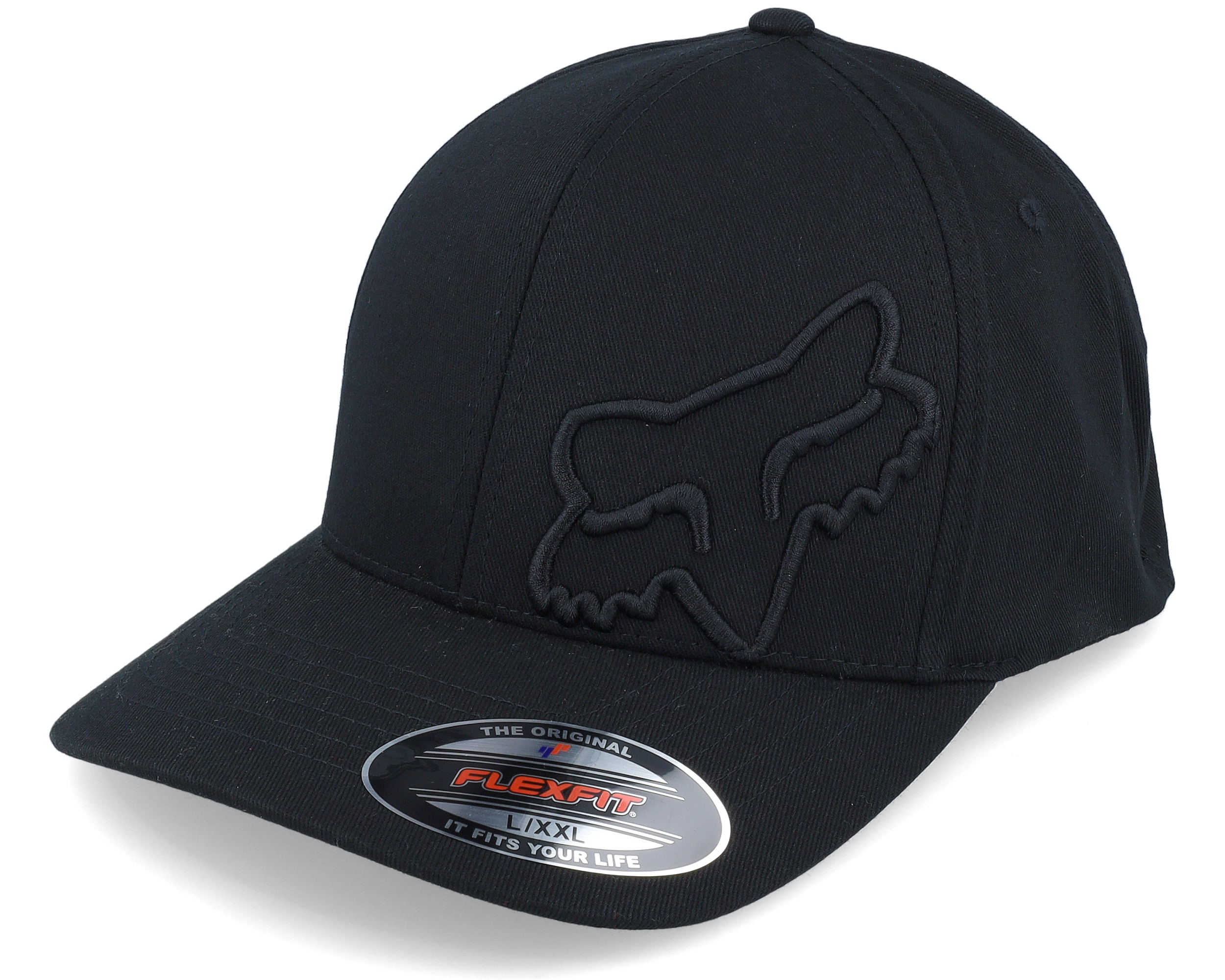 Flex 45 Black Flexfit - Fox Cap 