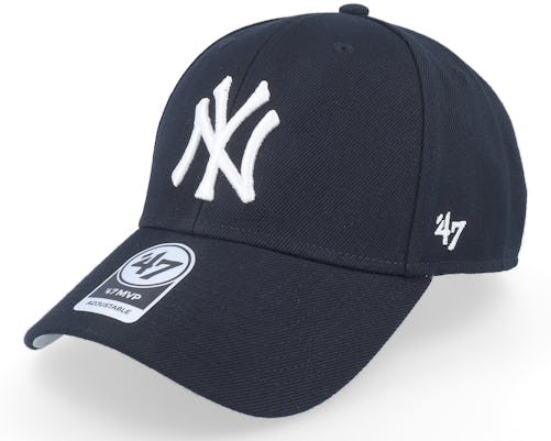 New York Yankees MVP Black/White Adjustable - 47 Brand cap