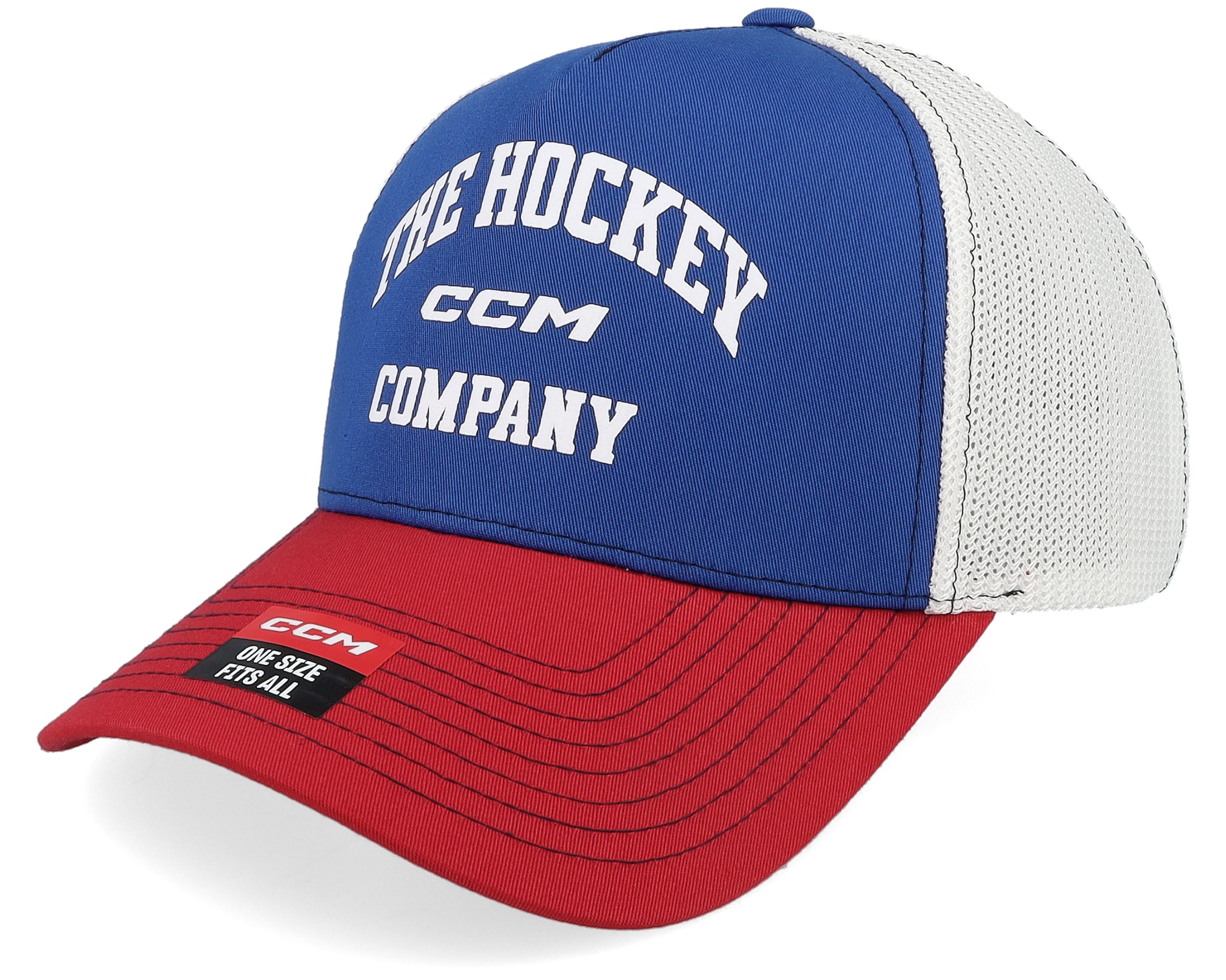 Athleisure Collegiate Royal/Red/White A-Frame Trucker