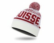 Flag Team Switzerland Knit White Pom