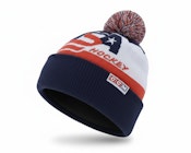 Flag Team Usa Knit Navy Pom