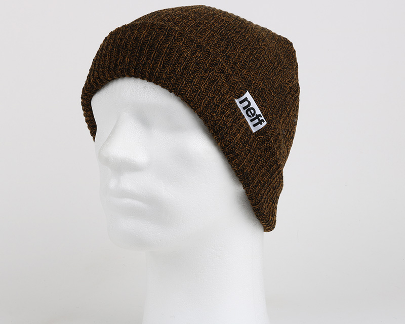 Fold Heather Black/Cumin Beanie | Hatstoreworld.com