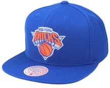 New York Knicks Team Ground Royal Snapback - Mitchell & Ness