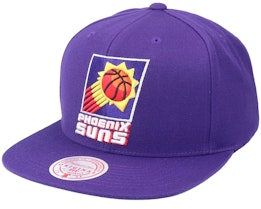 Phoenix Suns Team Ground Hwc Purple Snapback - Mitchell & Ness