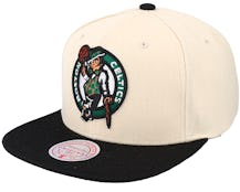 Boston Celtics Boston Celtics Core Basics Snapback Cream - Mitchell & Ness