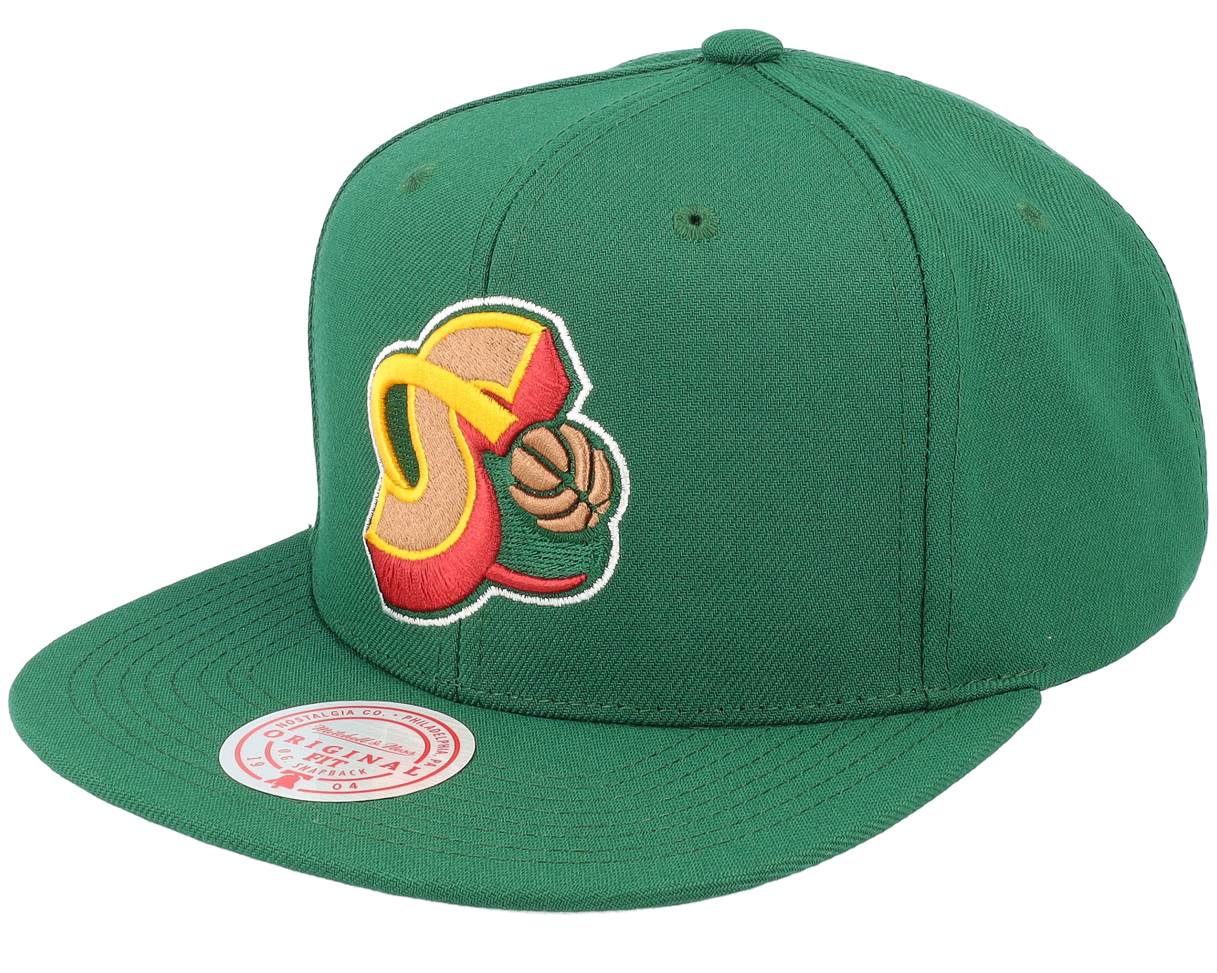 Seattle Supersonics Core Basic Green Snapback | Hatstoreworld.com