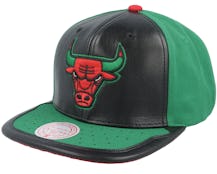 Chicago Bulls Day One Black/Green Snapback - Mitchell & Ness