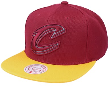 Cleveland Cavaliers Team Reflective Dark Red/Gold Snapback - Mitchell & Ness