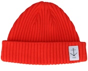 Smula Organic Red Short Beanie