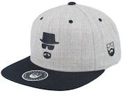 Heisenbeard Grey/Black Snapback