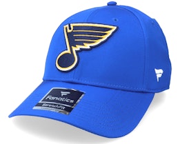 St. Louis Blues Primary Logo Core Flex Fit Fitted Royal Flexfit - Fanatics
