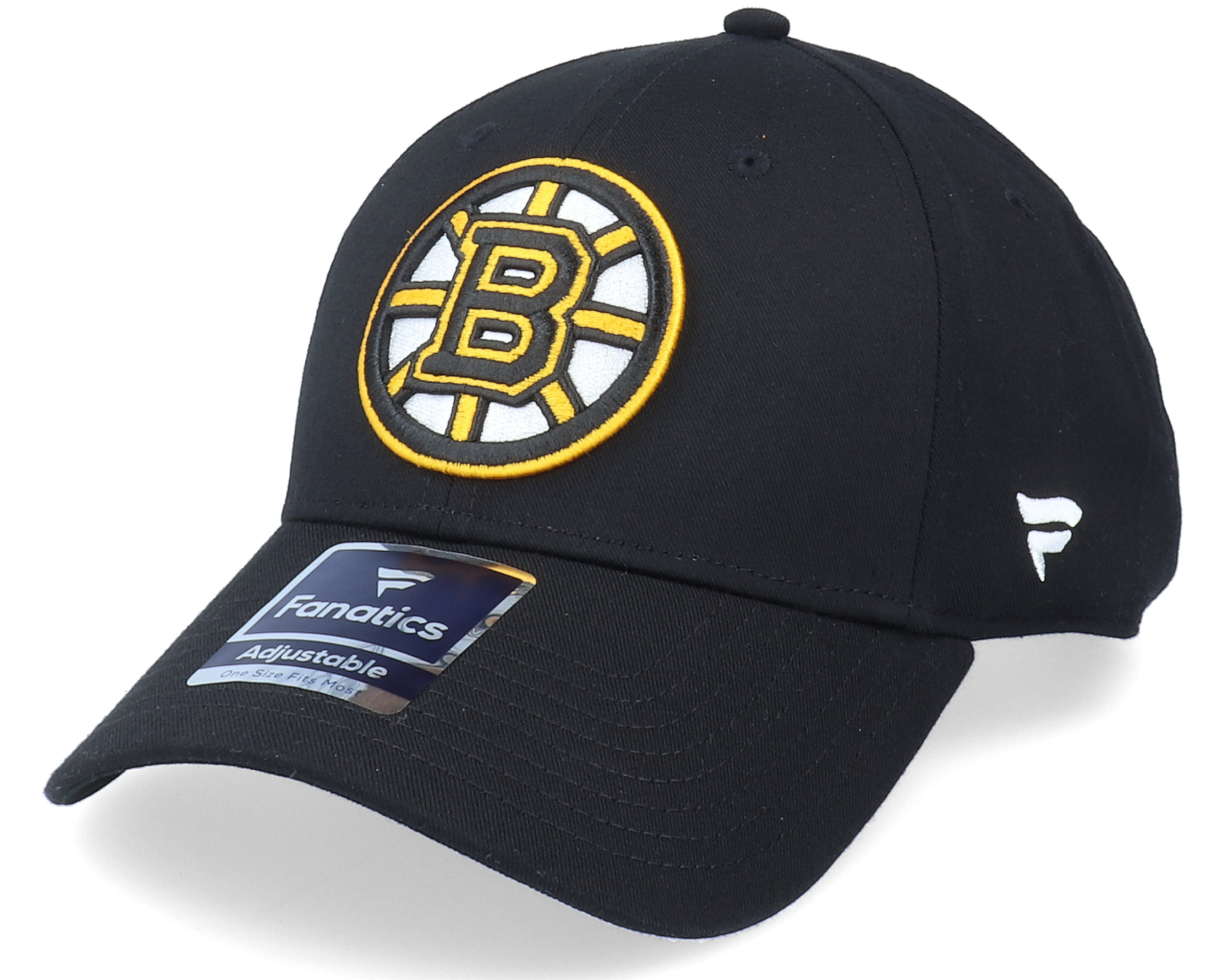 Boston Bruins Primary Logo Core Velcro Strap Black Adjustable ...