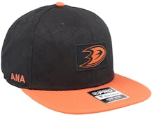 Anaheim Ducks Authentic Pro Game&Train Black/Dark Orange Snapback - Fanatics