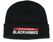 Chicago Blackhawks Authentic Pro Game&Train Knit Black Cuff