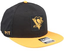 Pittsburgh Penguins Authentic Pro Game&Train Black/Gold Snapback - Fanatics