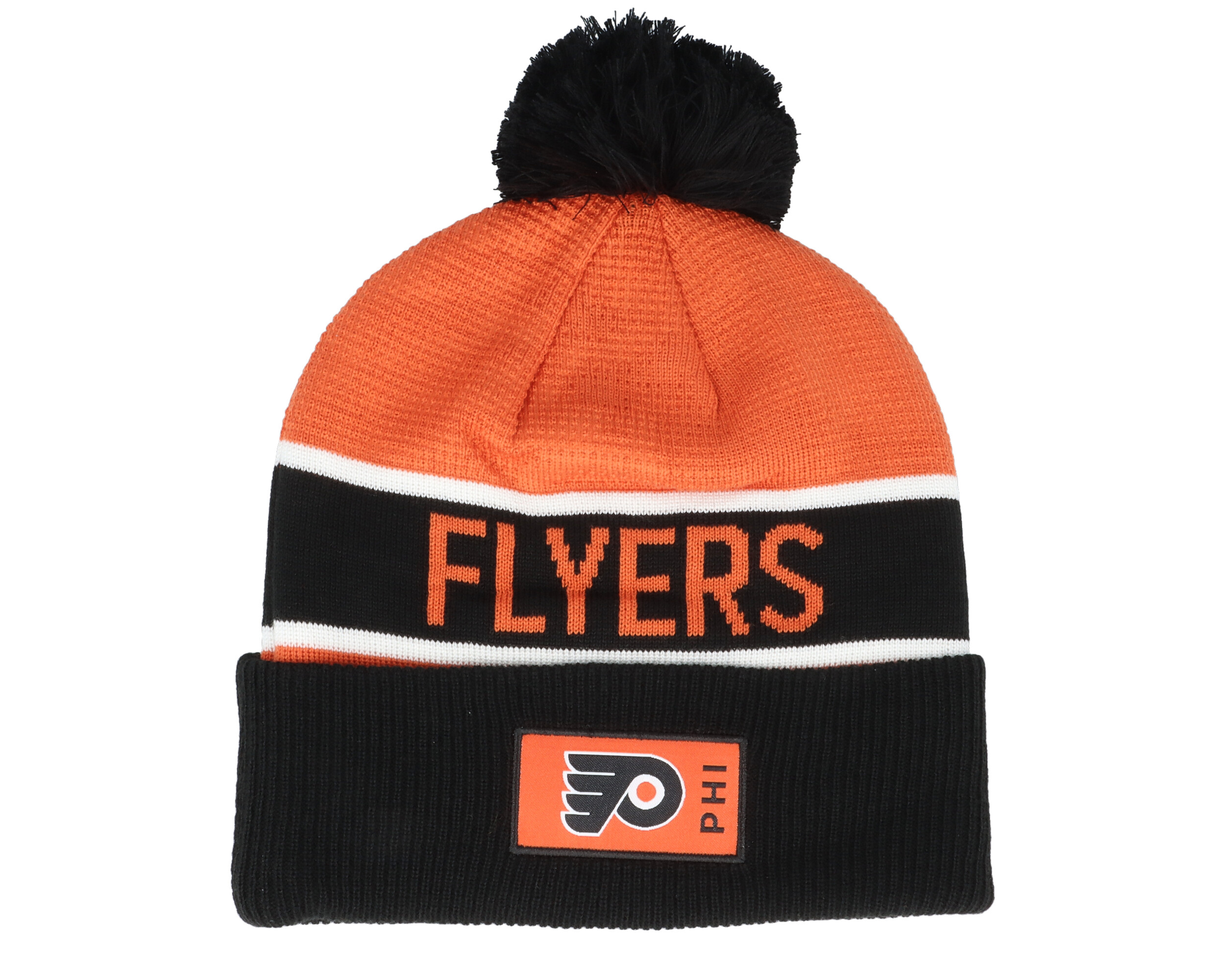 Philadelphia Flyers Authentic Pro Game Train Black Dk Orange Pom Fanatics