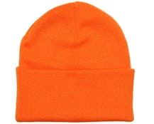 Knitted Beanie Orange - Beanie Basic