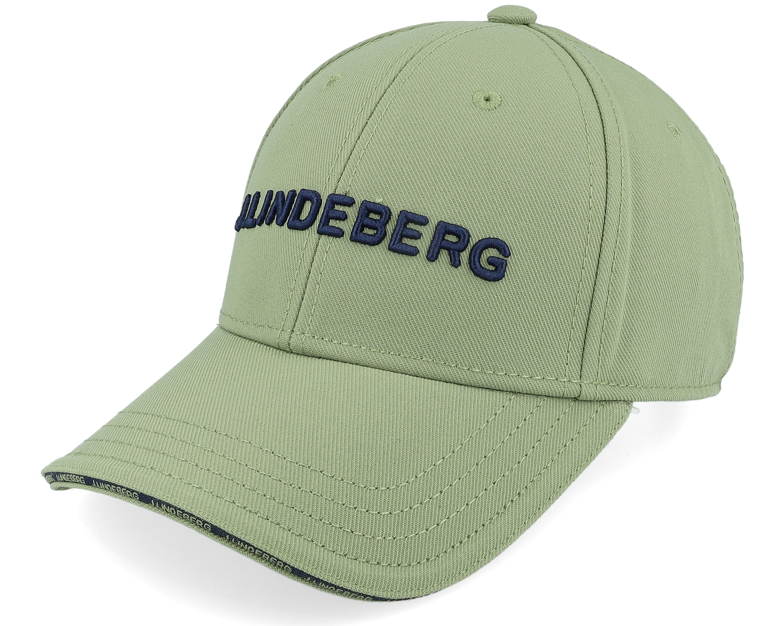 Hennric Cap Oil Green Adjustable J.Lindeberg keps Hatstore.se