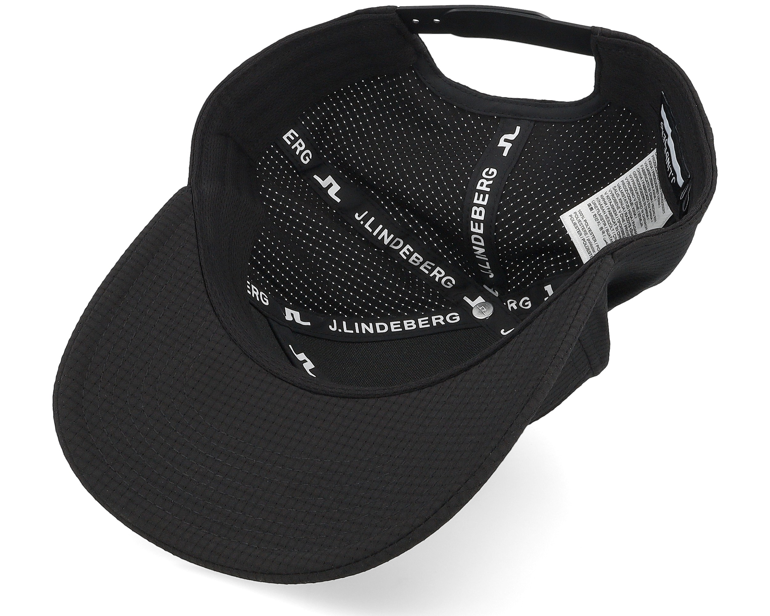 J.LINDEBERG｜ (5 PANEL PADDED NYLON CAP (FMAC11856-9999) 5 Panel Padded Nylon Cap / Black – J.Lindeberg