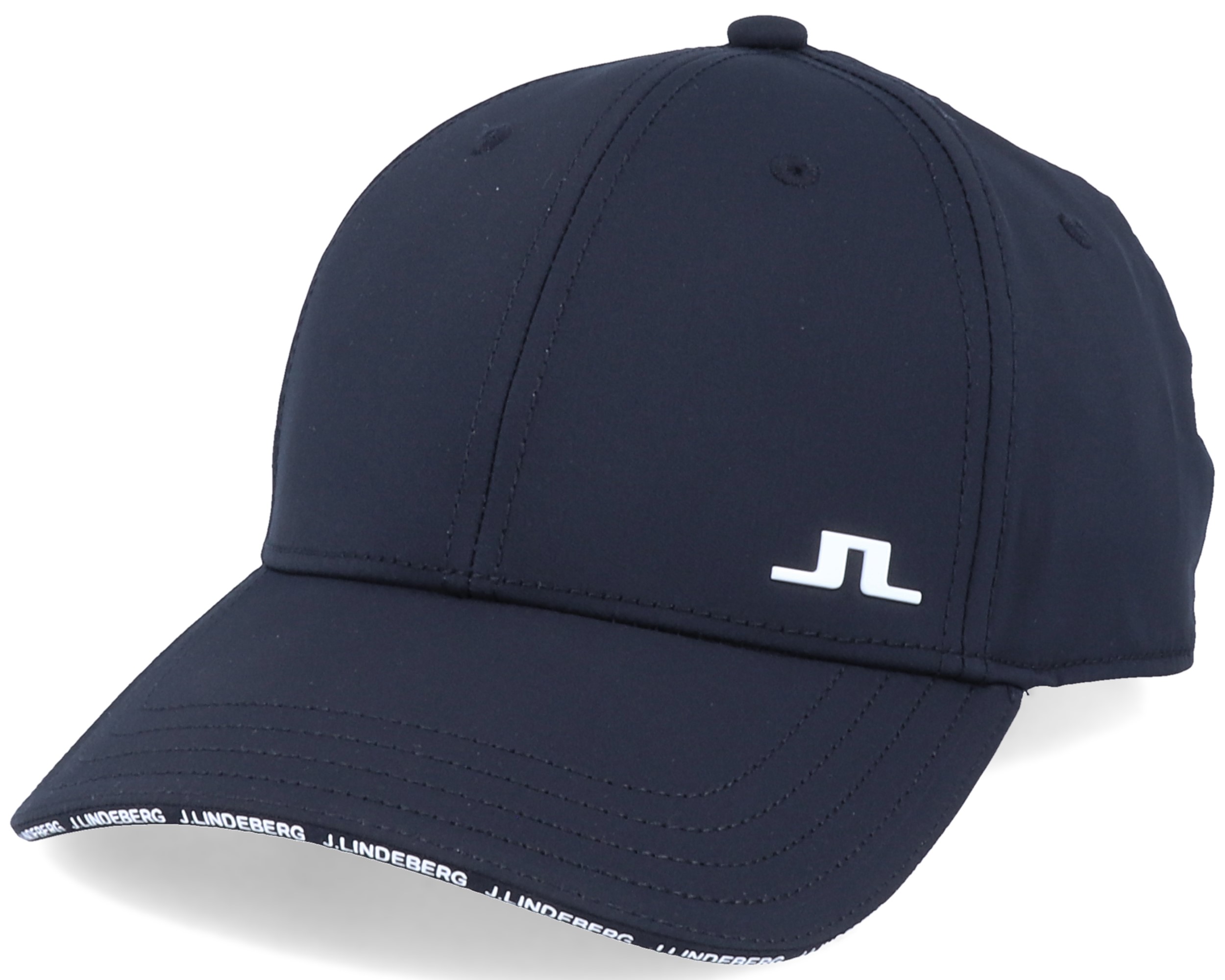 Liam Tech Stretch Black Adjustable J.Lindeberg keps Hatstore.se
