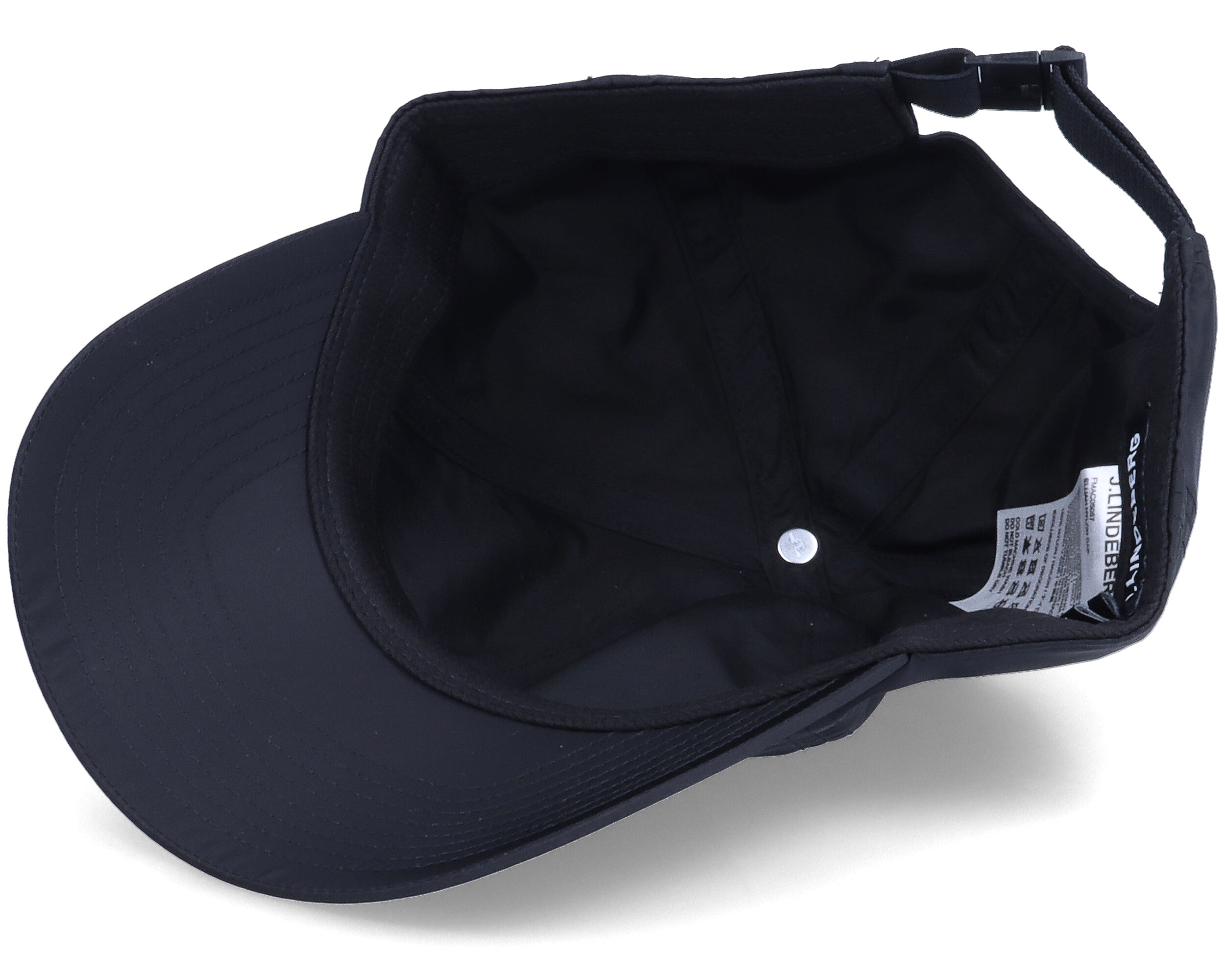 Elijah Nylon Cap Black Dad Cap - J.Lindeberg | Hatstoreworld.com