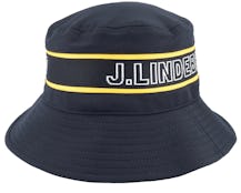 Denver Stripe Hat Black Bucket - J.Lindeberg