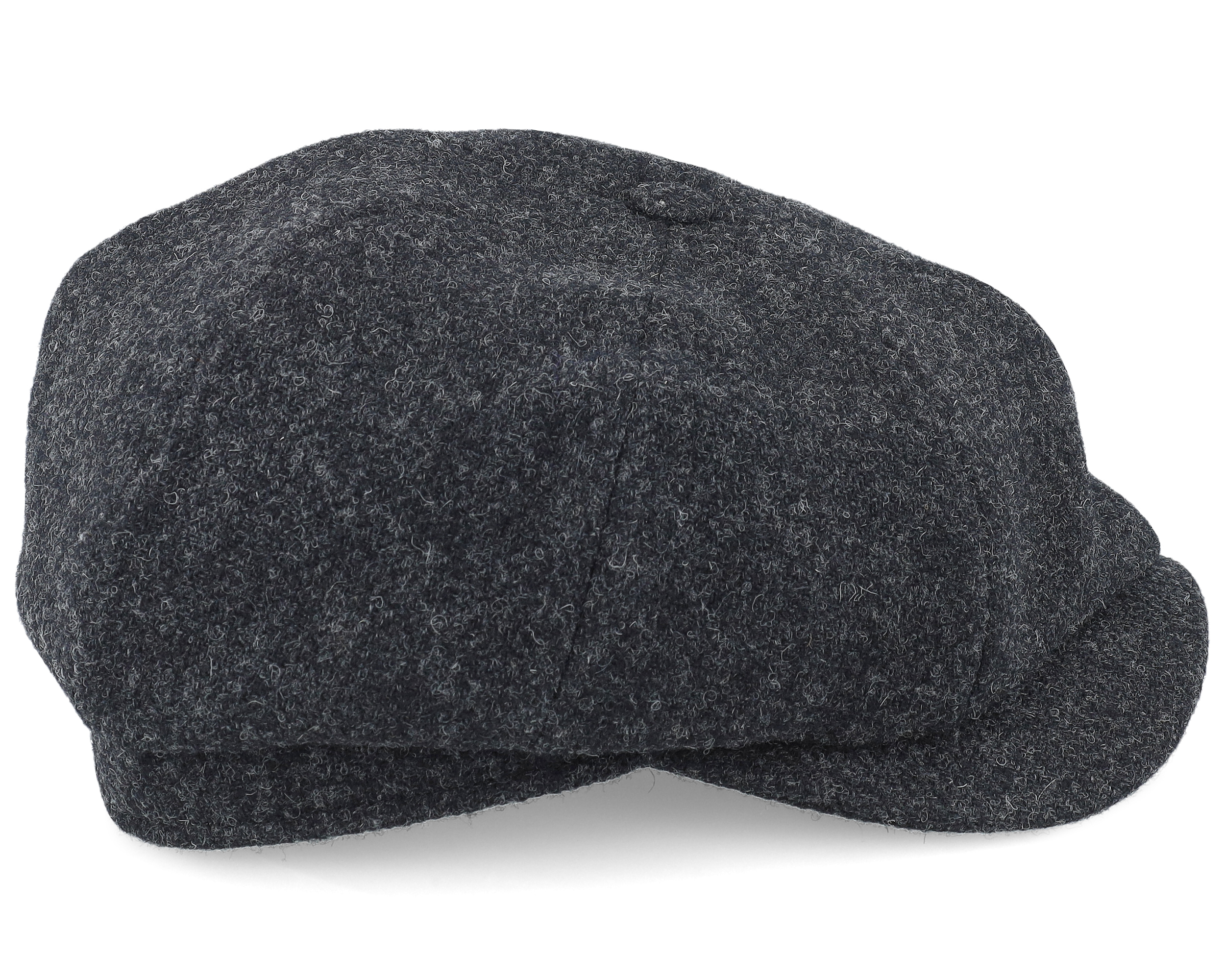 Newsboy Classic Cap Dark Grey Melange Flat Cap