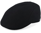 Ivy Modern Cap Black Flat Cap