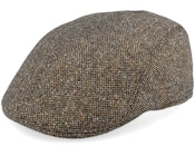 Ivy Modern Cap Brown Melange Flat Cap