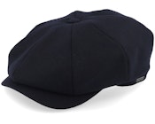 Retro Cap Dark Blue Newsboy Flat Cap