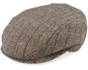 Ivy Slim Cap Brown Flat Cap