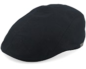 Ivy Modern Cap Black Flat Cap