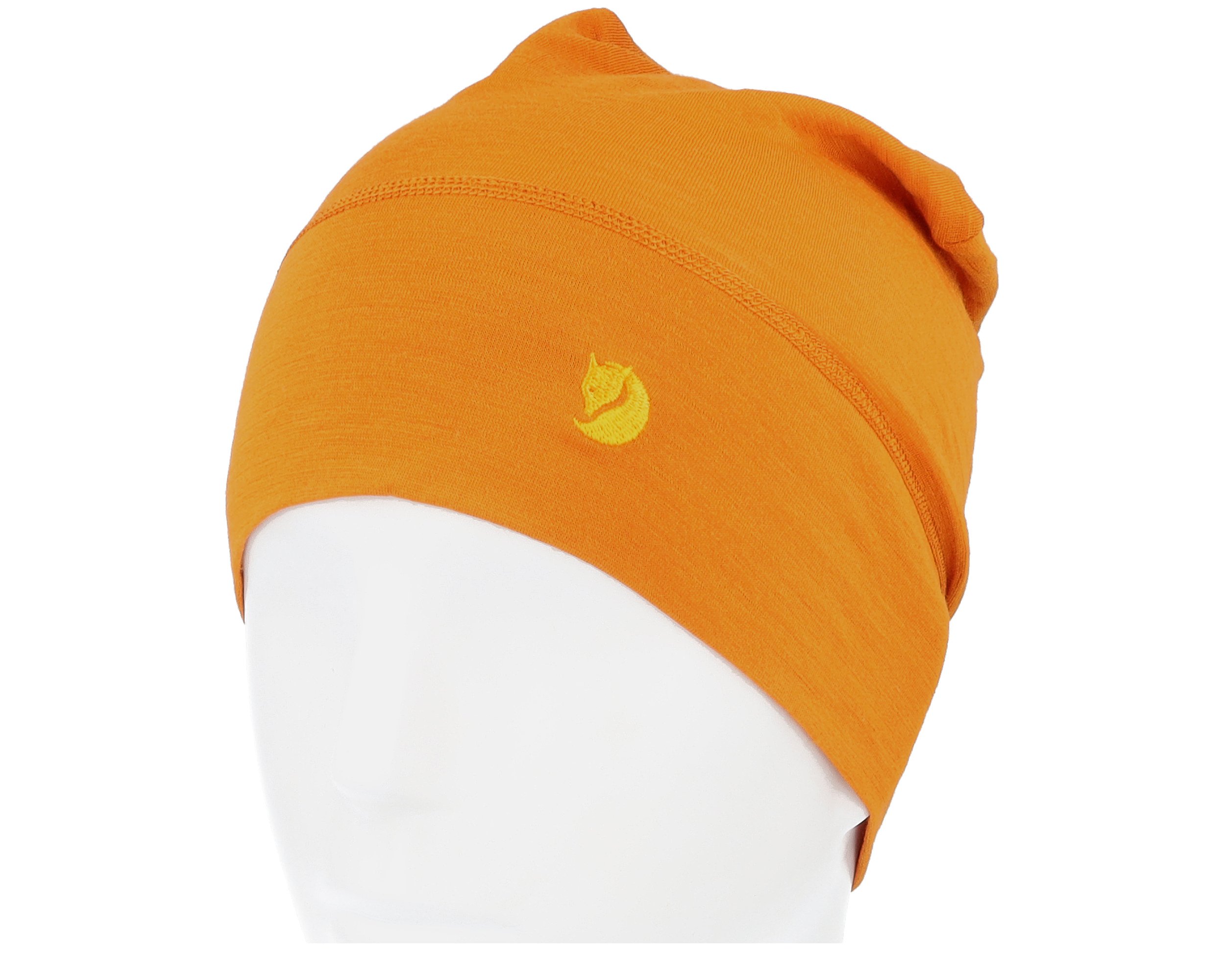Lue Fjallraven Merino Structure Hat Abisko Lite Wool Sunset Orange