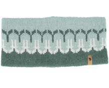 Övik Path Knit Headband Deep Patina/Misty Green Headband - Fjällräven