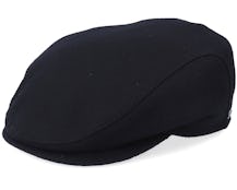 Ivy Slim Cap Black Flat Cap - Wigéns