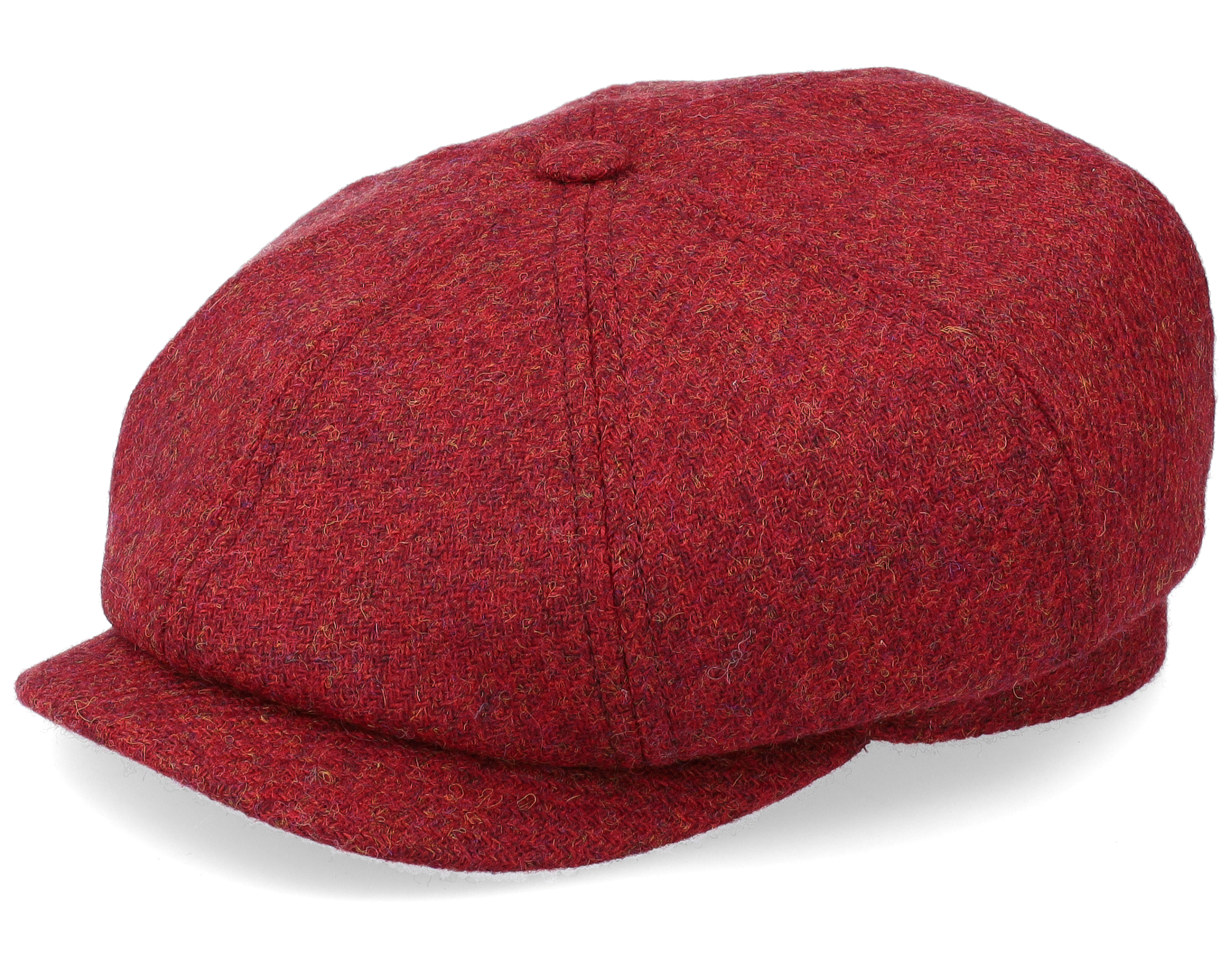 mens red flat cap