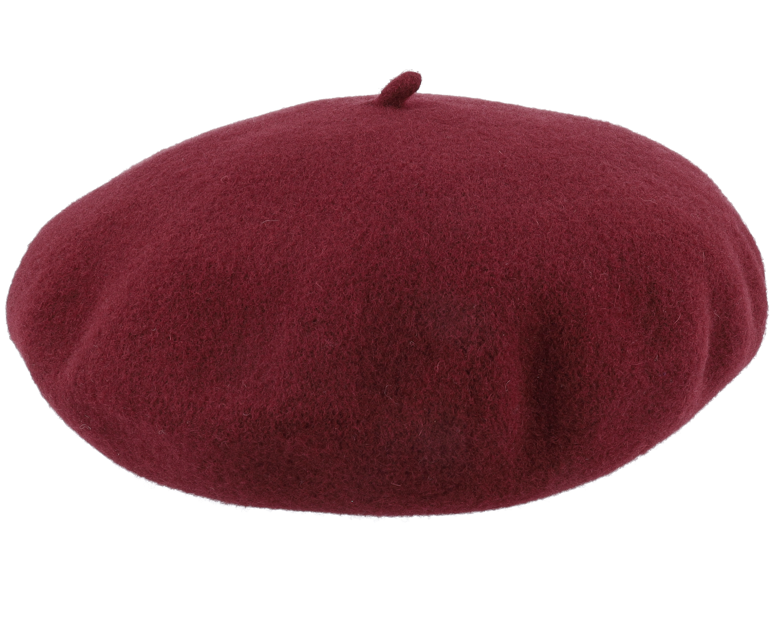 Faux Fur Solid Black Beret