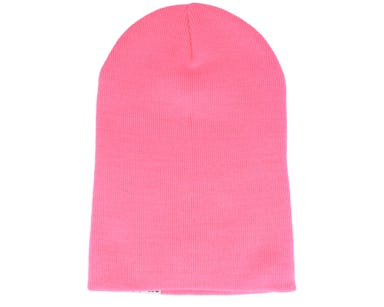 Hightop Fluorescent Pink Long Beanie - Appertiff