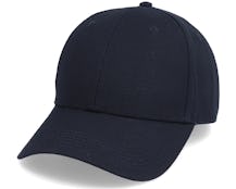 Organic Sport Cap Solid Black Adjustable - Dedicated