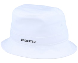 Bucket Hat Logo White Bucket - Dedicated