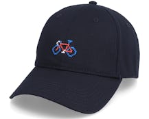 Sport Cap Stitch Bike Black Dad Cap - Dedicated