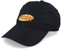 Soft Cap Seinfeld Logo Black Dad Cap - Dedicated